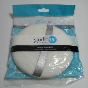 🏖 Studio 35 Beauty Deluxe Body Puff NIB